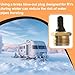 36153 RV Brass Blow Out Plug Fit for Camco RV Campers,Motorhomes and Travel,RV Winterizing RV Accessories RV Air Compressor Blowout Adapter,Campers Essential RV Winterizing Tool Winterization Valve