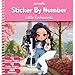jackinthebox Sticker by Number Book, 12 Scenes Puzzle Paint by Sticker Book + Colouring Pages, Gifts for Birthday, Party Favor Toys for Girls, Arts & Crafts for Kids Age 7 8 9 10 - Little Fashionista