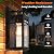Outdoor Wall Lanterns, Exterior Waterproof Matte Black Wall Light Fixtures, Sconces Lighting with Clear Glass Shade, Anti-Rust E26 Socket Lights for Porch Entryway Patio, 2 Pack