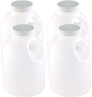 Vista 5 de Pinnacle Mercantile Jarra de Plástico de 1 Galón (Paquete de 2) Reutilizable, Apta para Alimentos, Sin BPA Contenedores de HDPE de Servicio Pesado