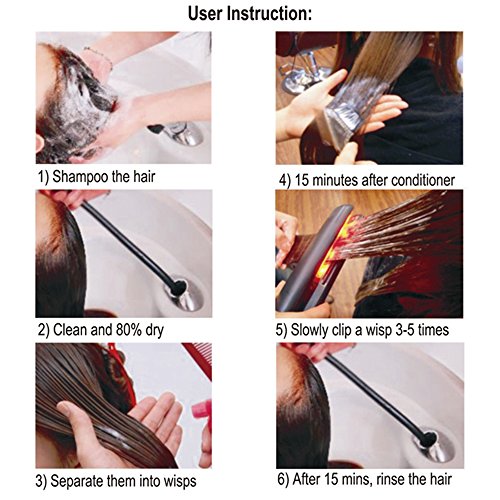 Plancha de Pelo para Cuidado con Ultrasonido e Infrarrojo miniatura 7