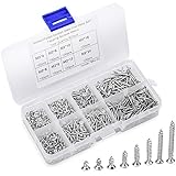 ★ HOCHWERTIGES MATERIAL:M2 Schrauben Set sind aus A20-70 Edelstahl gefertigt, Hoher Härte, rostfrei,korrosionsbeständig,keine Verformung.PP Transparente Kunststoff Box ist auch Hochwertige mit extrem hoher Härte,langlebig,Umweltfreundlich.