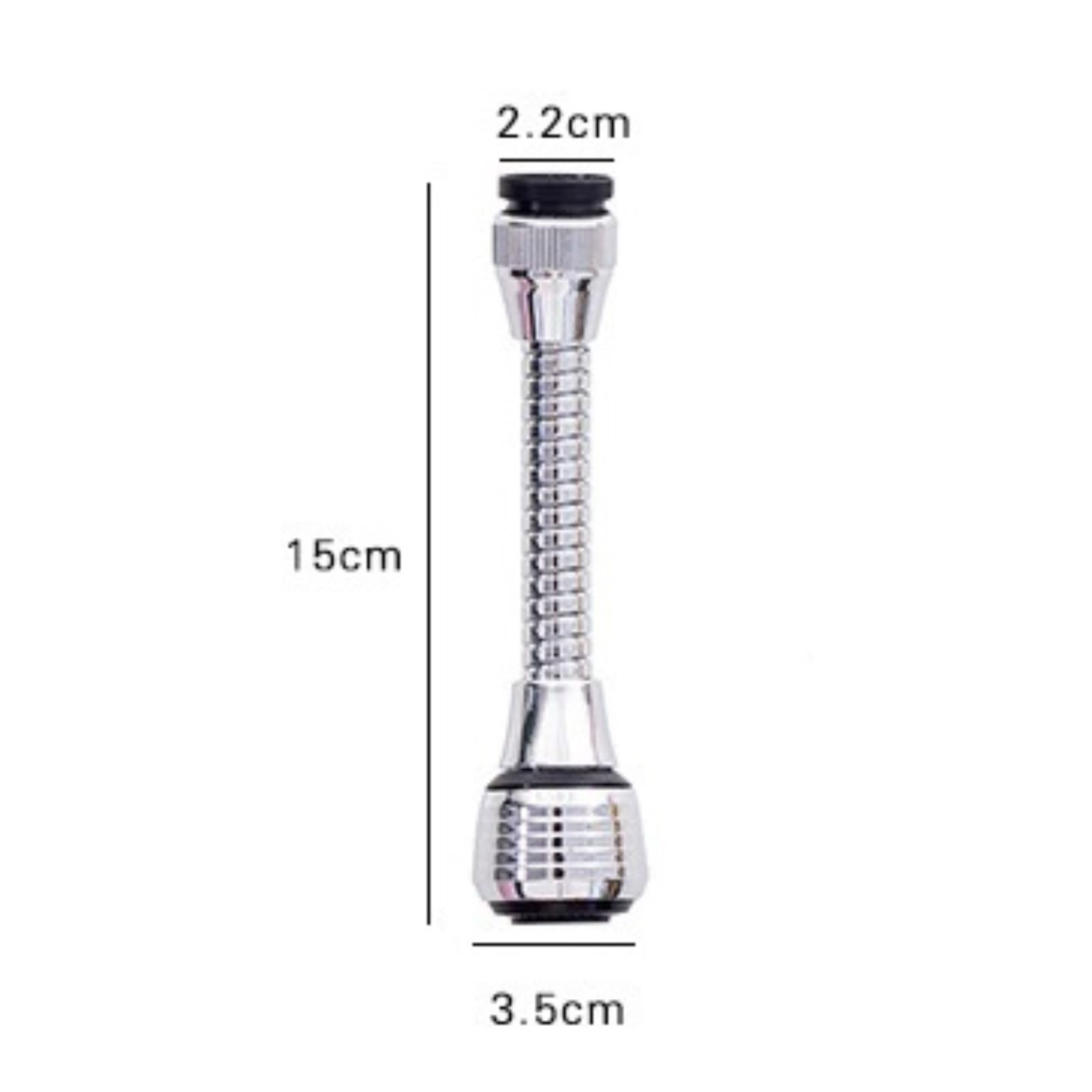 Aireador Grifo De Cocina Y Baños Aireador De Grifo Cocina Giratorio 720 Grados con Filtro contra Salpicaduras Y Cabezal Rociador Universal(5pcs)