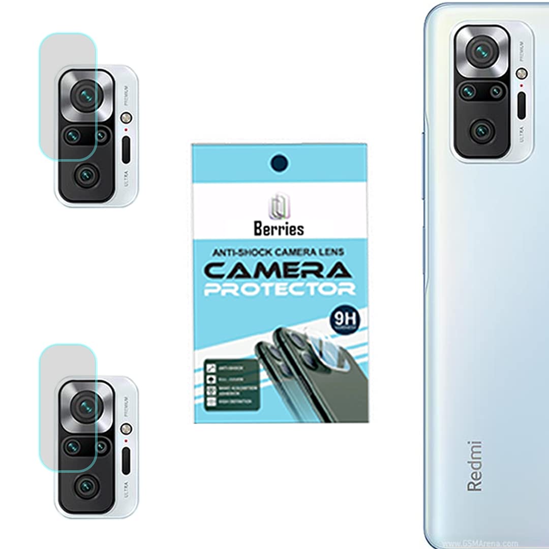 Berries (Pack of 2) Redmi Note 10 Pro/Note 10 Pro Max Camera Guard Camera Lens Protector (Unbreakable Polycarbonate Material) with Easy Installation Kit (B095KJKS34) Amazon Price History, Amazon Price Tracker