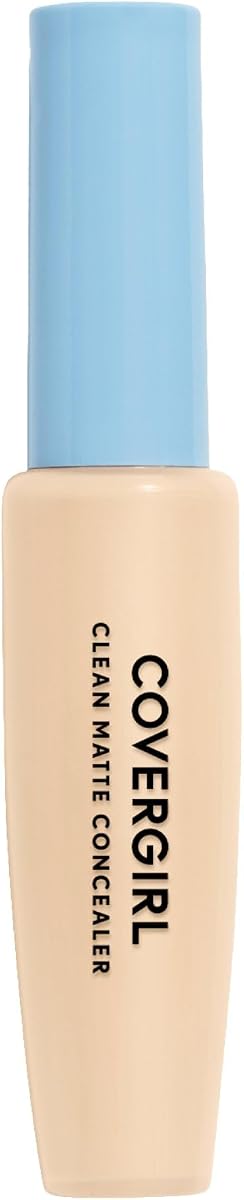 COVERGIRL - Corrector mate limpio, sin aceite, fórmula ligera, mezclable, cobertura de aspecto natural, 100% libre de crueldad