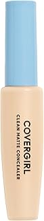 COVERGIRL - Corrector mate limpio, sin aceite, fórmula ligera, mezclable, cobertura de aspecto natural, 100% libre de crueldad animal