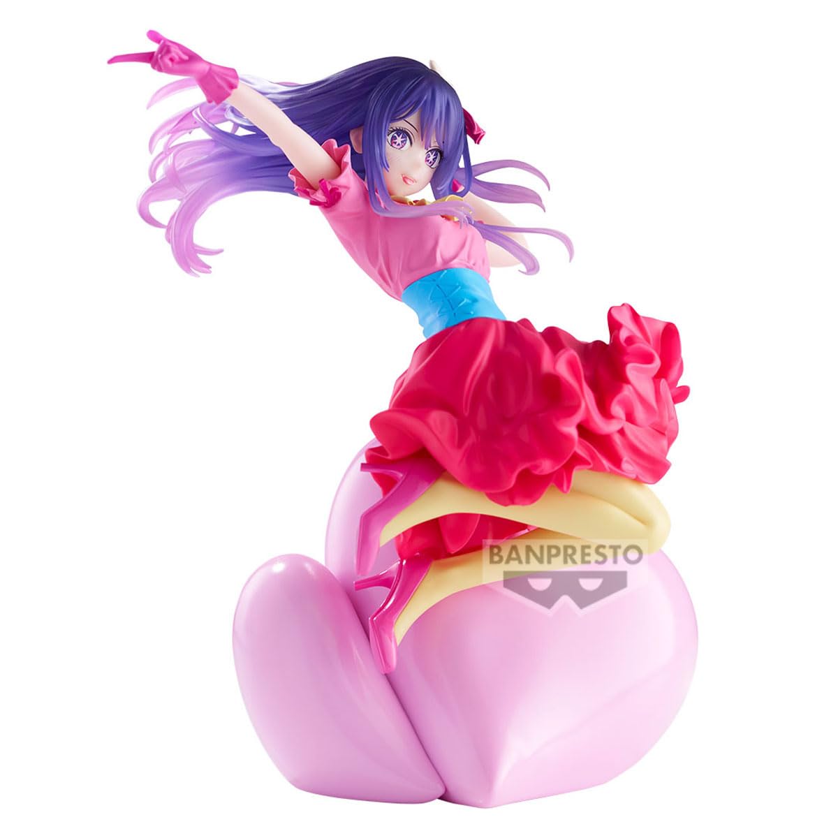 Banpresto Ai Oshi No KO Espresto Action Figure - Poppin' Heart 20 cm - PZ69605P Multicolor - Collectible Figure - Ideal for Anime Fans