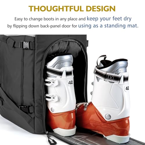 Image of Unigear Ski Boot Bag Backpack for Helmet 50L /70L, Goggles, Gloves, Skis, Snowboard & Accessories