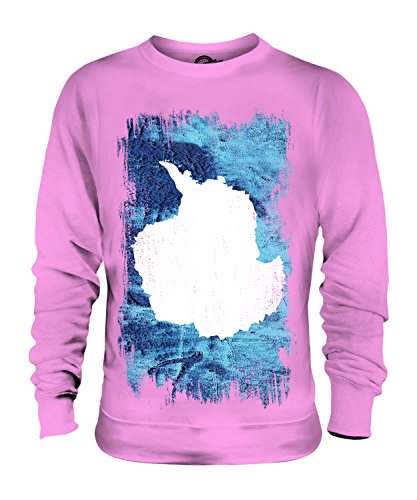 Sweat-Shirt Antarctique Drapeau Grunge Candymix pour Homme et Femme