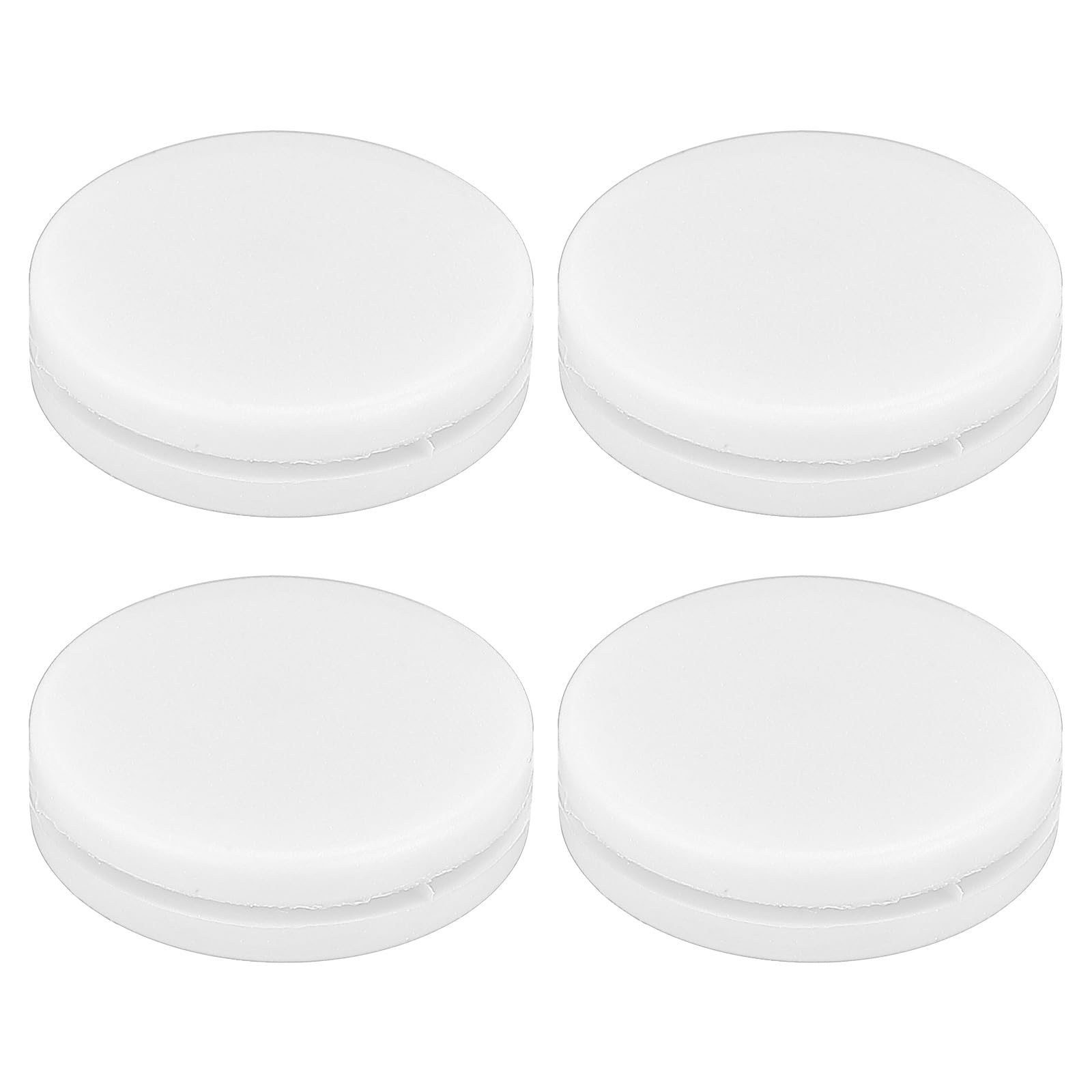 PATIKIL Tennis Vibration Dampener 0.94 Inch, 4 Pack Silicone Tennis Racket Shock Absorber Racket String Damping for Tennis Racquet, White