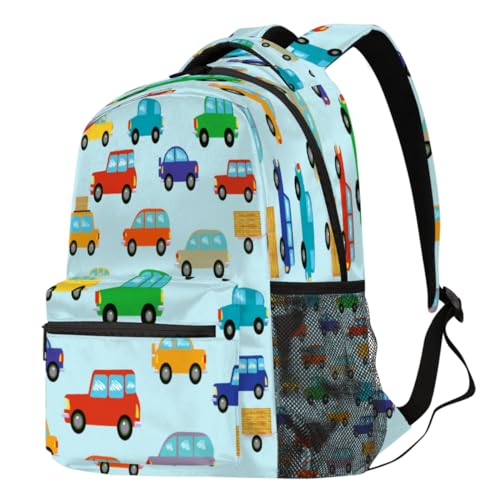 Sac à dos d'école grand format coloré pour ordi portable et voyage