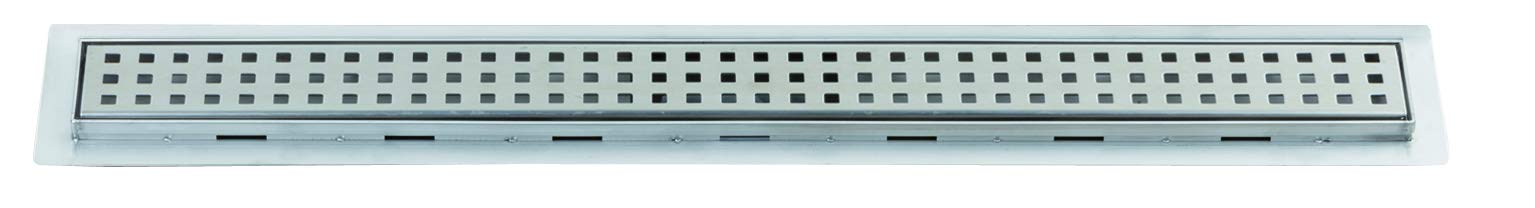 Euroshrink 1701S-IC/R1-60 Linear Drain, Brushed Stainless Steel, 60