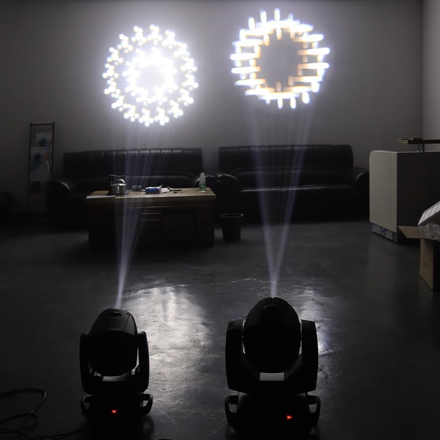 Miniatura 2 de 4 unids luces mini haz 7R 230W cabeza móvil etapa luz DMX efecto arco iris Navidad boda fiesta discoteca DJ show boda mini luces LED