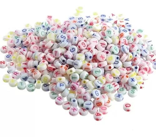Kit Conjunto Estojo Miçangas 1200 pçs Letra Alfabeto Fecho Fio de Silicone Tiara Para Pulseira E Col