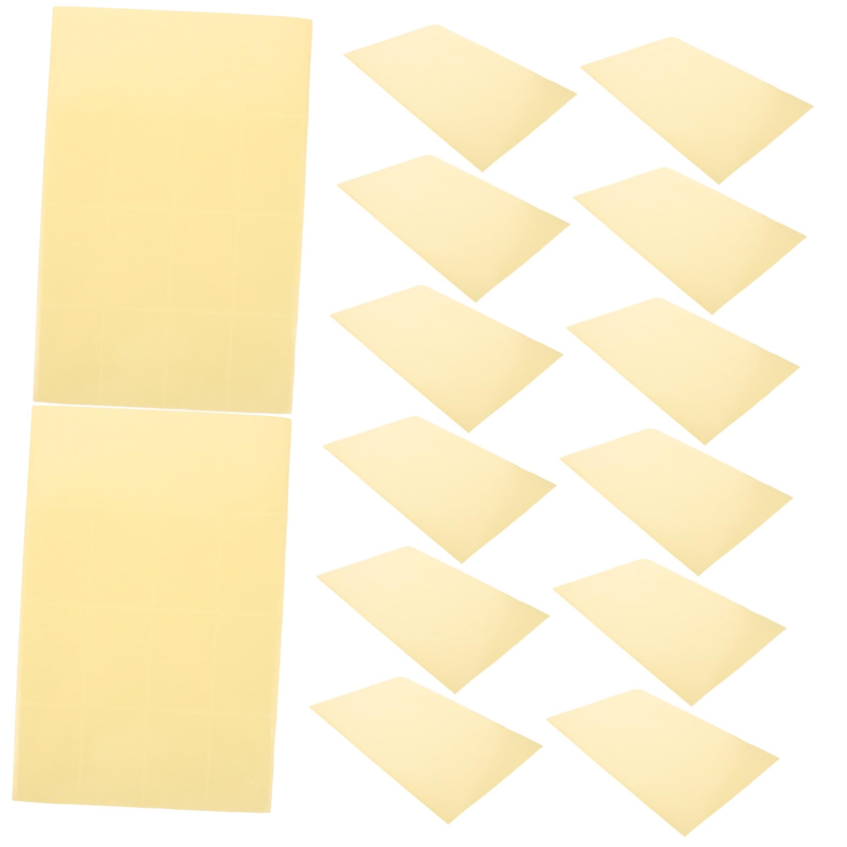 Hemobllo 1000pièces Étiquettes Autocollantes Rectangulaires Transparentes Pour Fermeture Emballage Protection Étiquettes Boîtes Et Enveloppes