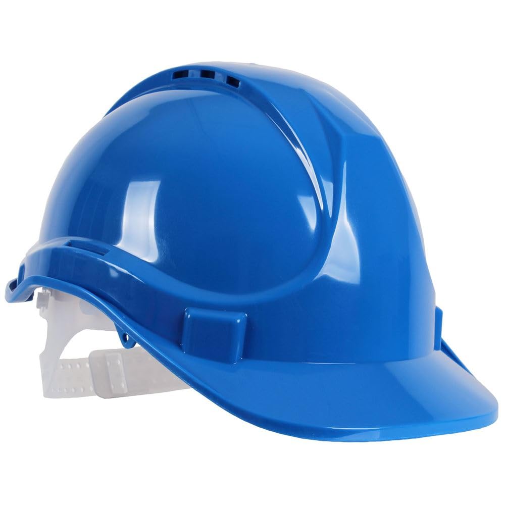 Vented Economy Safety Helmet (Blue)