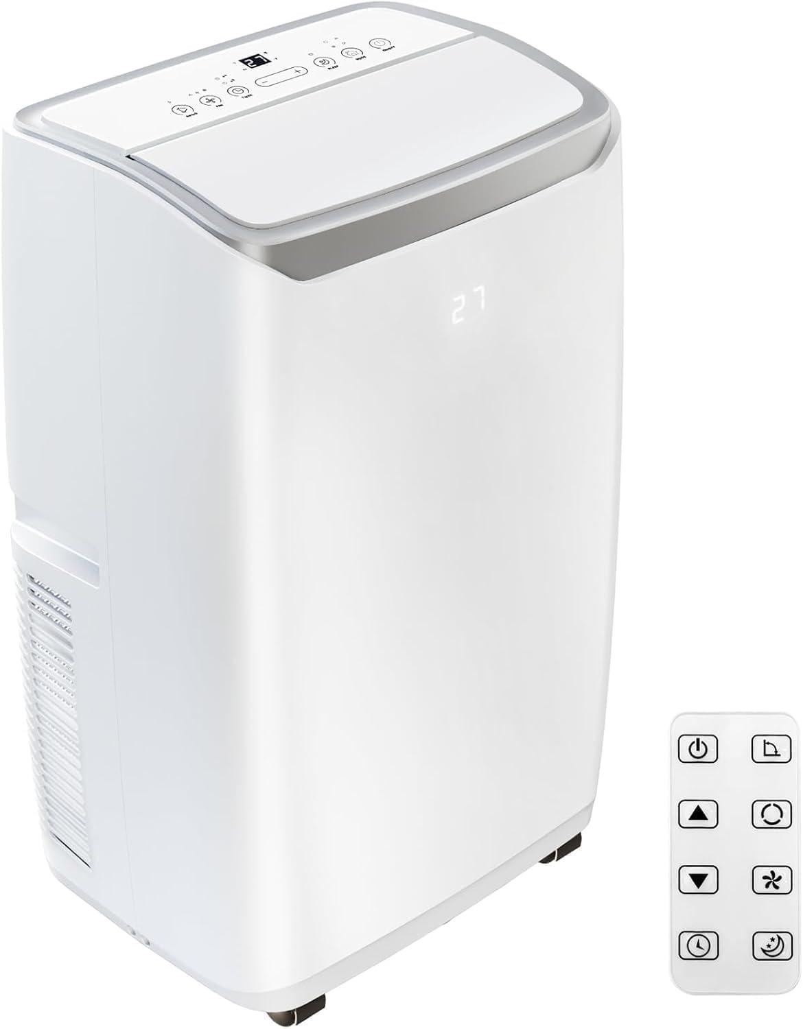 GarveeTech 12000 BTU Portable Air Conditioner for 550 Sq.Ft - Drainage-Free 3-in-1 w/Dehumidifier & Fan, 50dB Quiet Sleep & No Tools Window Kit for Home/Bedroom/Office