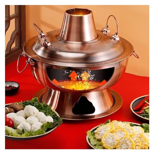 Olla de Pekín tradicional de 32 cm para evitar que tus caldos chinos pierdan calor 3