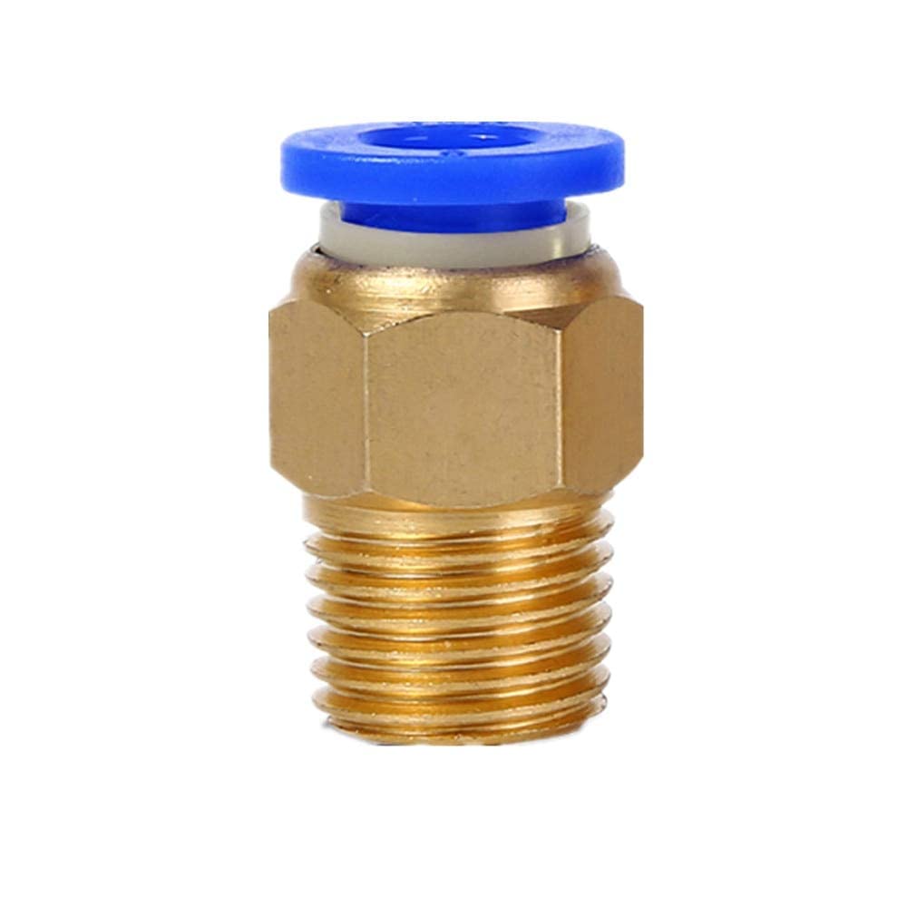 10pcs/lot PC4 PC6 PC8 PC10 -M8x1.25mm Pneumatic Connector Trachea Quick-Release Straight Through J-Head Feed (PC4-M8)