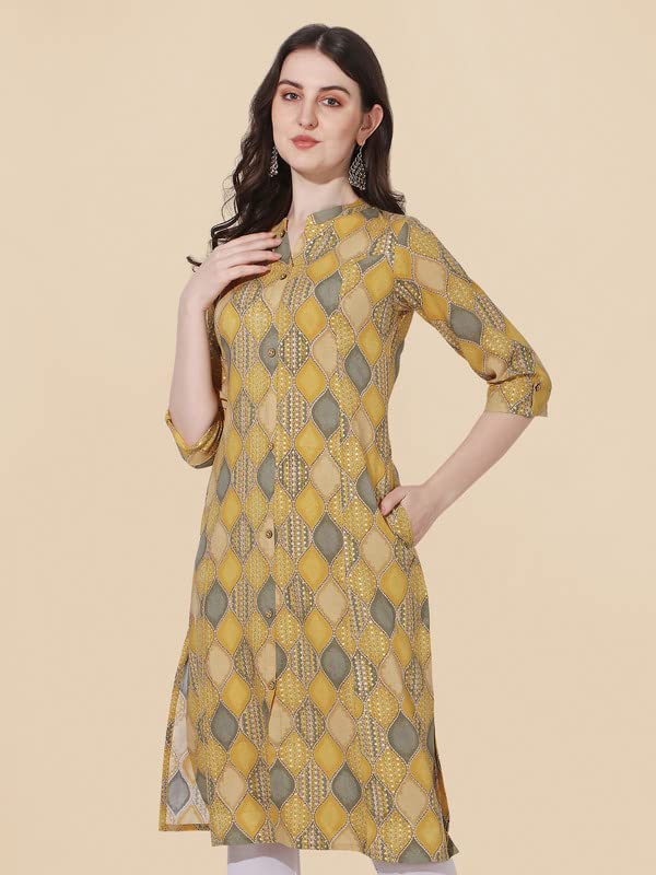 Image of MIRCHI FASHION Women's Straight Fit Paisley Printed And Embellished Kurta Set with Dupatta and Trouser