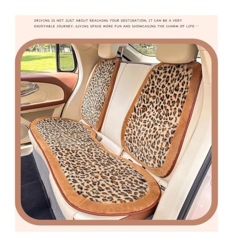 Coussin de siège voiture léopard protecteur doux auto - 7