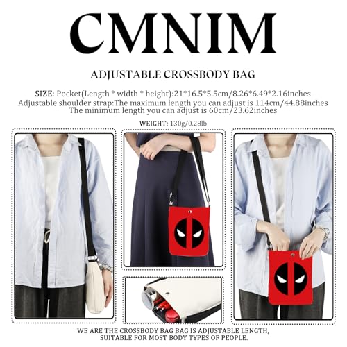 CMNIM Cartoon Movie Inspired Gifts Mask Character Crossbody Bag Fans Gifts Series Best Friend Merch2