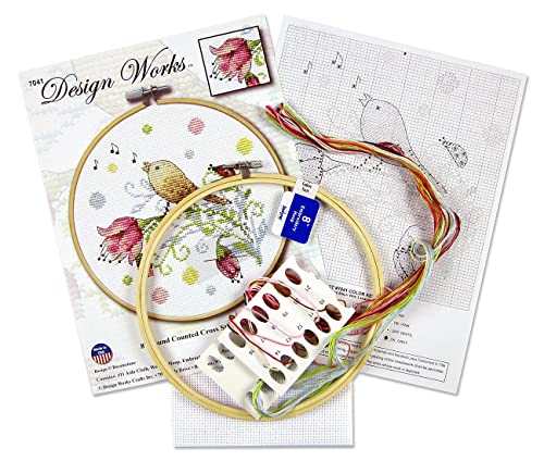 Image of Counted Cross Stitch Bird