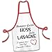 Grembiule da Cucina Idea Regalo Festa della Mamma Natale Pasqua Compleanno Anniversario Regina Cucina Amore Fornelli Barbecue Griglia Simpatico alta qualità Personalizzato con Nomi Mamma Boss