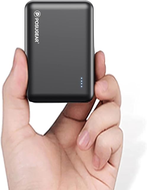 POSUGEAR Mini Power Bank 20000mAh, Portable Charger 22.5W PD & QC4.0 Fast Charging PowerBank USB C Input/Output, Battery Bank for iPhone 13 12 11pro Samsung S21 S20 Xiaomi iPad Huawei