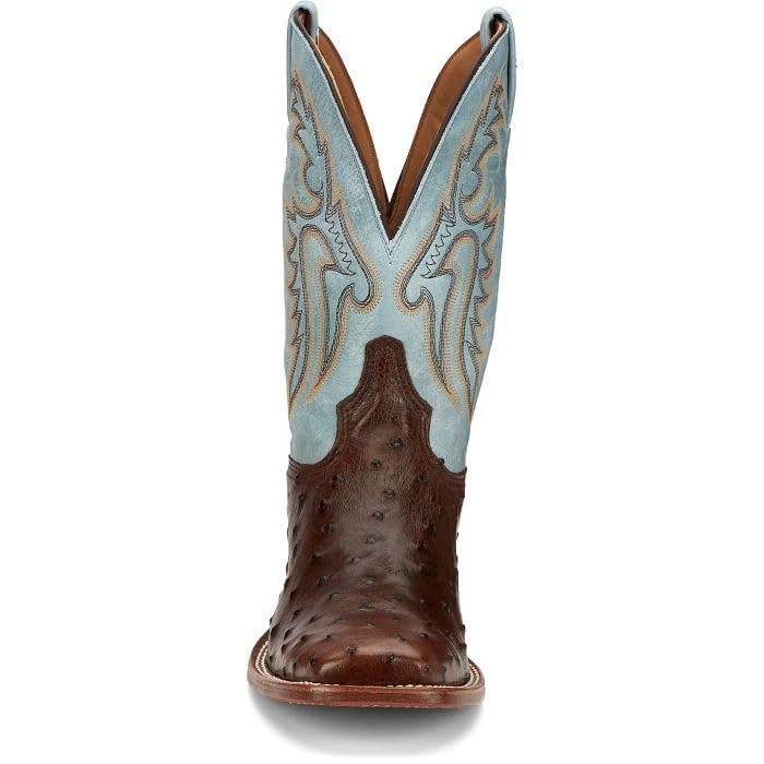 Tony Lama Castillo 11'' Full Quill Ostrich Men's Western Boots – Premium Leather, Durable Design, Comfortable Fit4