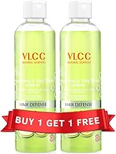VLCC Nourishing & Silky Shine Shampoo - B1G1-350ml X 2 (700ml) | Stronger, Silkier Hair | Helps Prevent Frizzy Hair, Easy to Manage Hair Shampoo | Soy Proteins and Almond Shampoo.