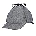 Sherlock Holmes Hat, England Unisex Sherlock Holmes Detective Hat Deerstalker Classic Version Cos Daily Play for Adults and Children