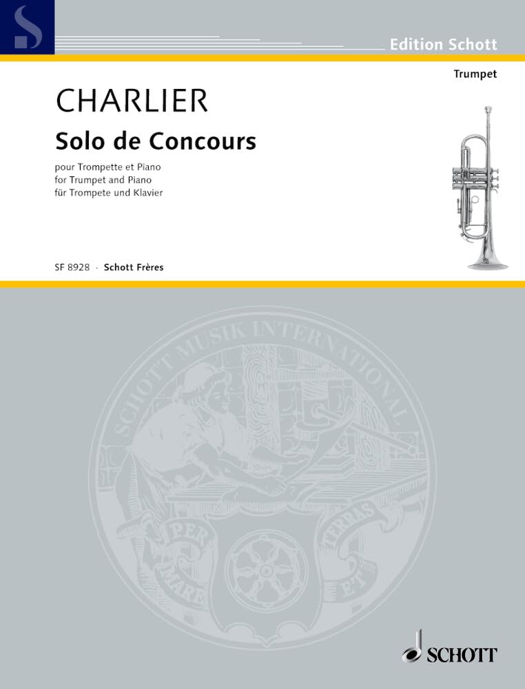 Solo de Concours: trumpet and piano.