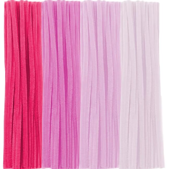 手芸モール カラーミックス ピンク系 約200本 6mm カラーモール 人工花茎20本 フラワーテープ1巻付き モールフラワー DIY 造花 インテリア飾り/手芸用 工作モール 記念日/誕生日/母の日/バレンタインデー贈り物【サクラの作り方を付き】