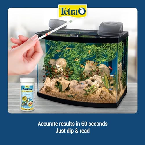 Image of Tetra EasyStrips 6-in-1 Aquarium Test Strips, Water Testing (19542), (Pack of 2)