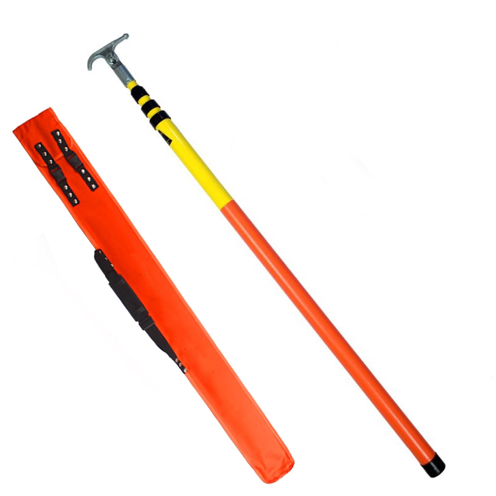 GTHTUHFD High-Voltage Insulated, Retractable Hook, Robust And Portable, For Safety And Emergency Measures,size_name-220kV 4-Section 7m