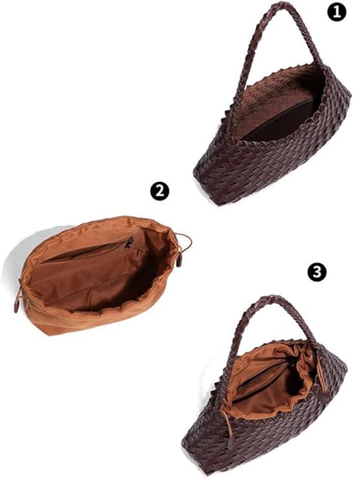 Bolsos tipo hobo de seda para mujer miniatura 6
