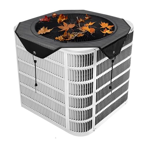 36''x36''Central Air Conditioner Covers for Outside,Durable Mesh AC Covers for Outside Unit,Breathable AC Conditioning Condenser Compressor Cover-Top Universal Defender for All Seasons