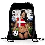 Sportbeutel für Damen, Herren, Mädchen und Jungen fürs Fitness-Studio oder Events. Zwei Kordeln bieten perfekten Halt und optimalen Sitz am Rücken