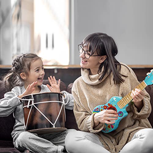 Hape Gitalele Flower-Power, Spielzeug Musikinstrument für Kinder ab 3 Jahre