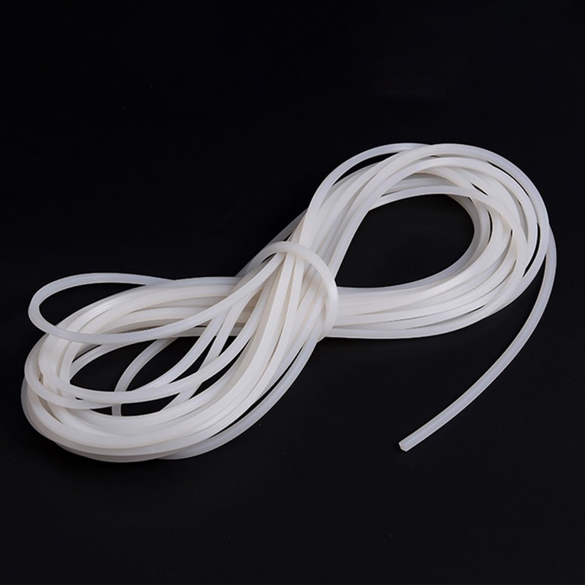 Striscia di sigillatura Solida di Gomma, Striscia di Gomma siliconica da 1 m, Guarnizione Quadrata Bianca antiolio for Alte Temperature, Guarnizione in Gomma(10mmx12mm 1M)