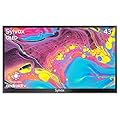 SYLVOX 43 Inch Outdoor Smart TV QLED 4K UHD Waterproof TV, 2000NIT High Brightness Built-in Google Assistant Anti-Glare, Suitable for Outdoor Shaded to Bright Light Areas (PoolproQLED Series)