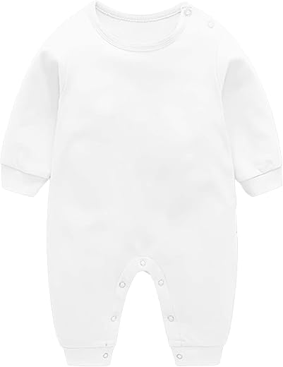 DROBE Newborn Baby Plain Cotton Regular fit Full Sleeve BodySuit for baby girl baby boy