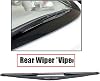 Limpiaparabrisas Para Vauxhall Para Corsa C 2000 2001 2002 2003-2006 Escobilla 16" Trasera Parabrisas Cepillo de Lluvia para Coche 7