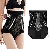 RURING Unique Fiber Restoration Shaper Body Shaping Briefs Shaper Tummy Control High Waist Underwear for Women, Black XL