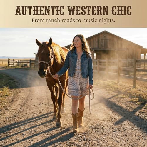Image of Cowboy Boots for Women Short Shaft Side Zip Embroidered | Almond toe block heel western style for country concert outfits for women cowgirl outfits for women and casual wear