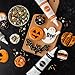 Halloween Frosting Kit with Sprinkles & Eyeballs – 11.31 oz Decorating Set with 3 Frosting Tubes (Orange, Black, White), 4 Nozzles & 2 oz Sprinkle Mix – Cookie & Cupcake Kit for Kids & Families