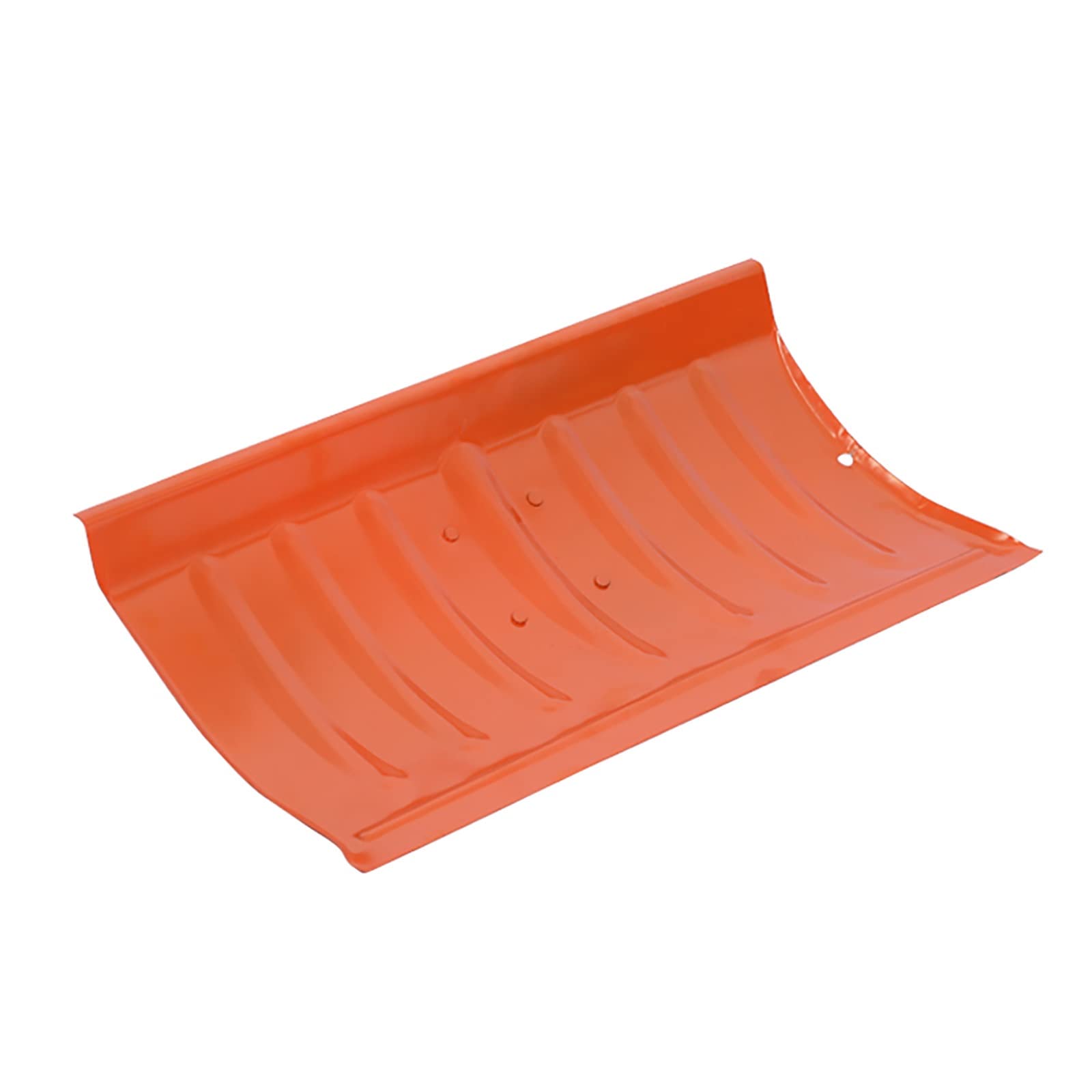 Pala de Nieve Duradera de Acero al manganeso, Pala de Nieve portátil Multifuncional, Ideal para Limpiar la Nieve, ordenar el Patio (Color Naranja-A, tamaño: Cabeza de Pala)