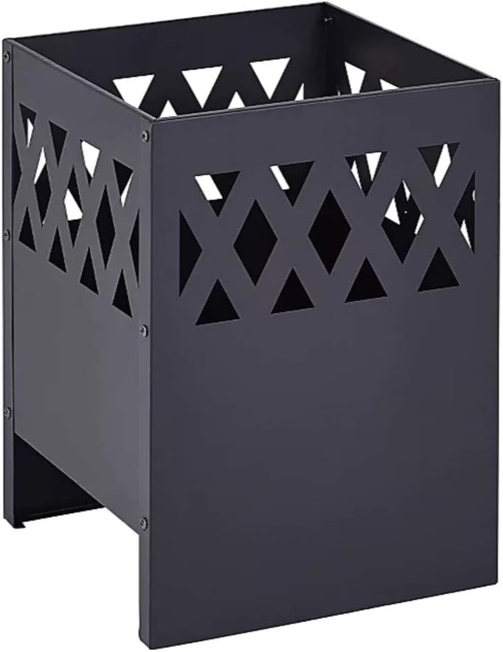 Expert GrillLarge Fire Pit Set: Anubis - NDD (Wood or Charcoal, Basket Log Burner Garden Heater, Chimenea Patio Wood Chiminea Tall)