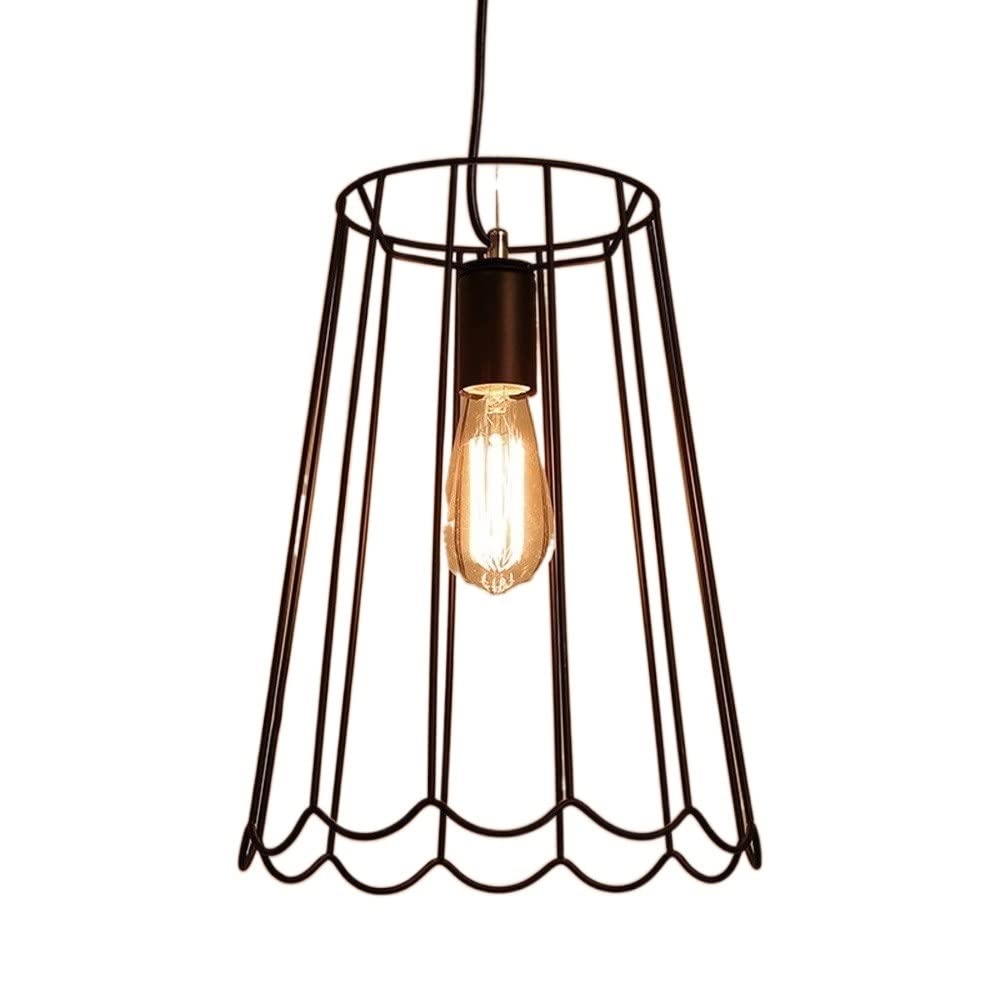 Lustre vintage bronze frotté foncé plafonnier candélabre haut de gamme